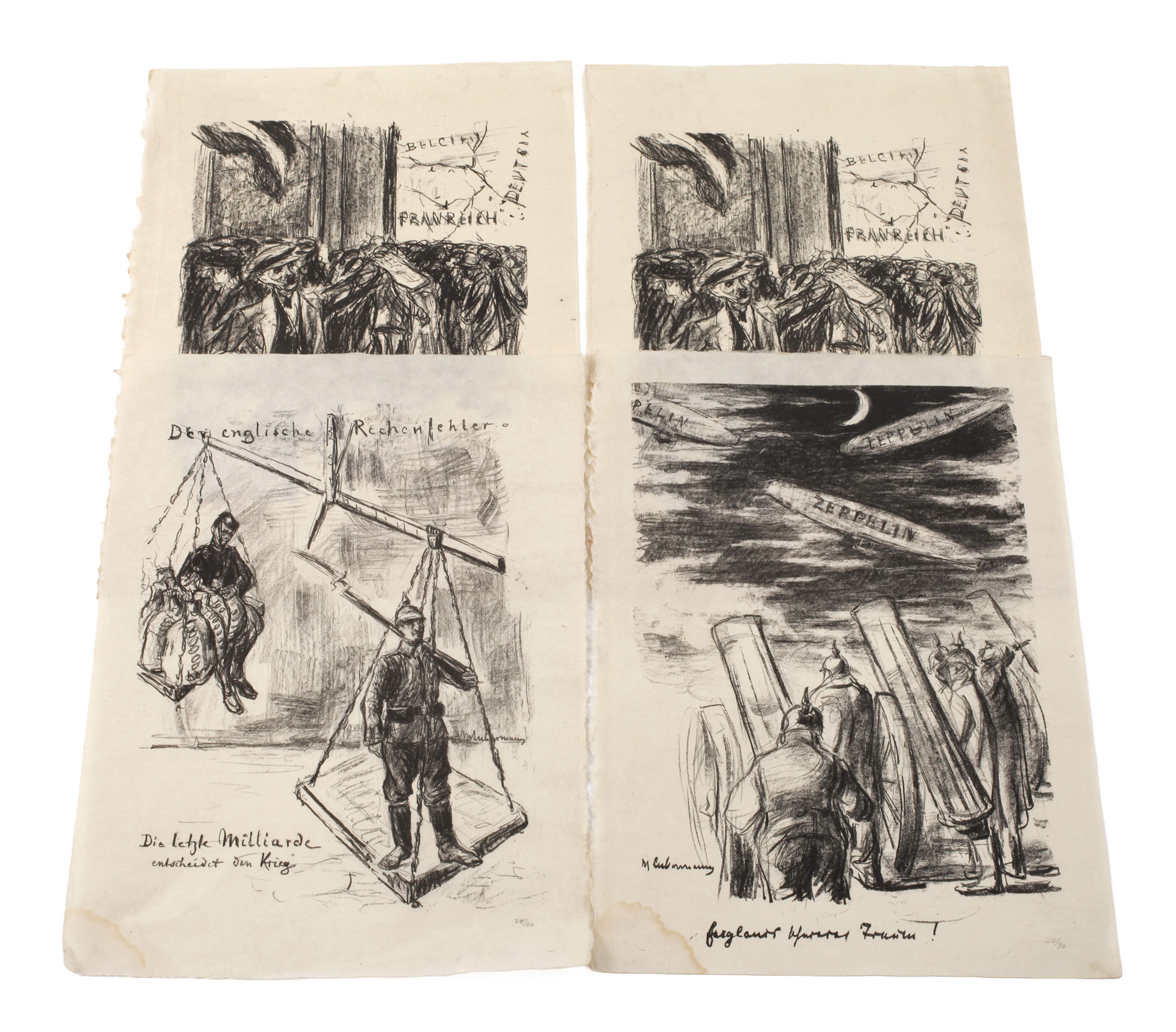 Max Liebermann, Konvolut Lithographien