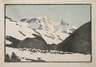 Fritz Mock, Winterliche Alpenlandschaft