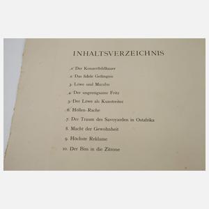 Adolf Oberländer, Mappe "Zehn Federzeichnungen"