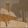 Daniel Staschus, Kapelle in Winterlandschaft