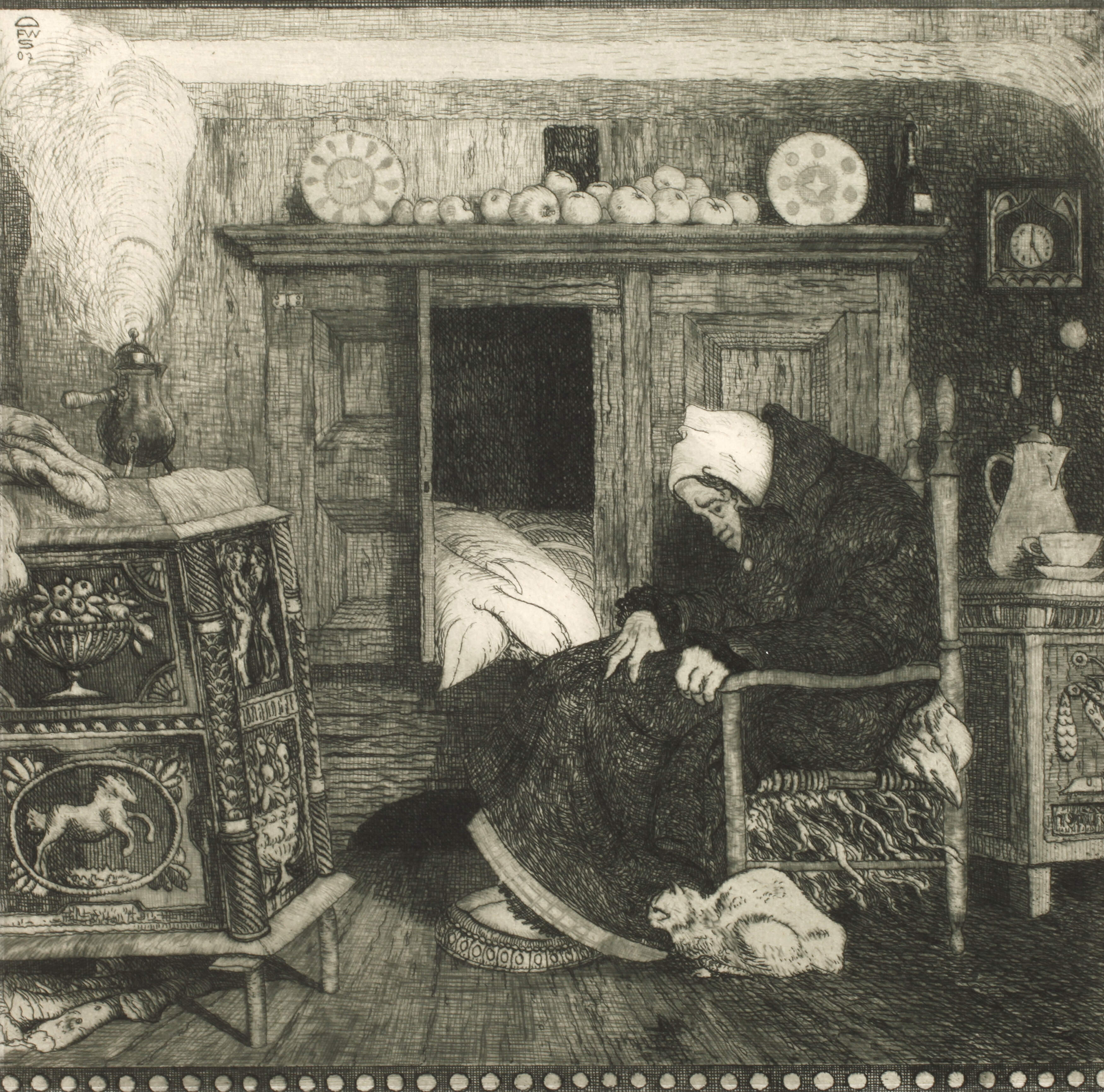 Frido Witte, "Die Alte – Letzte Krankheit"