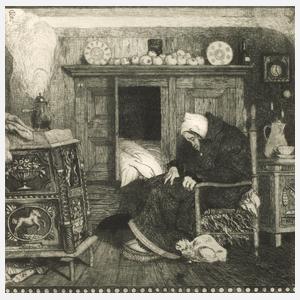 Frido Witte, "Die Alte – Letzte Krankheit"