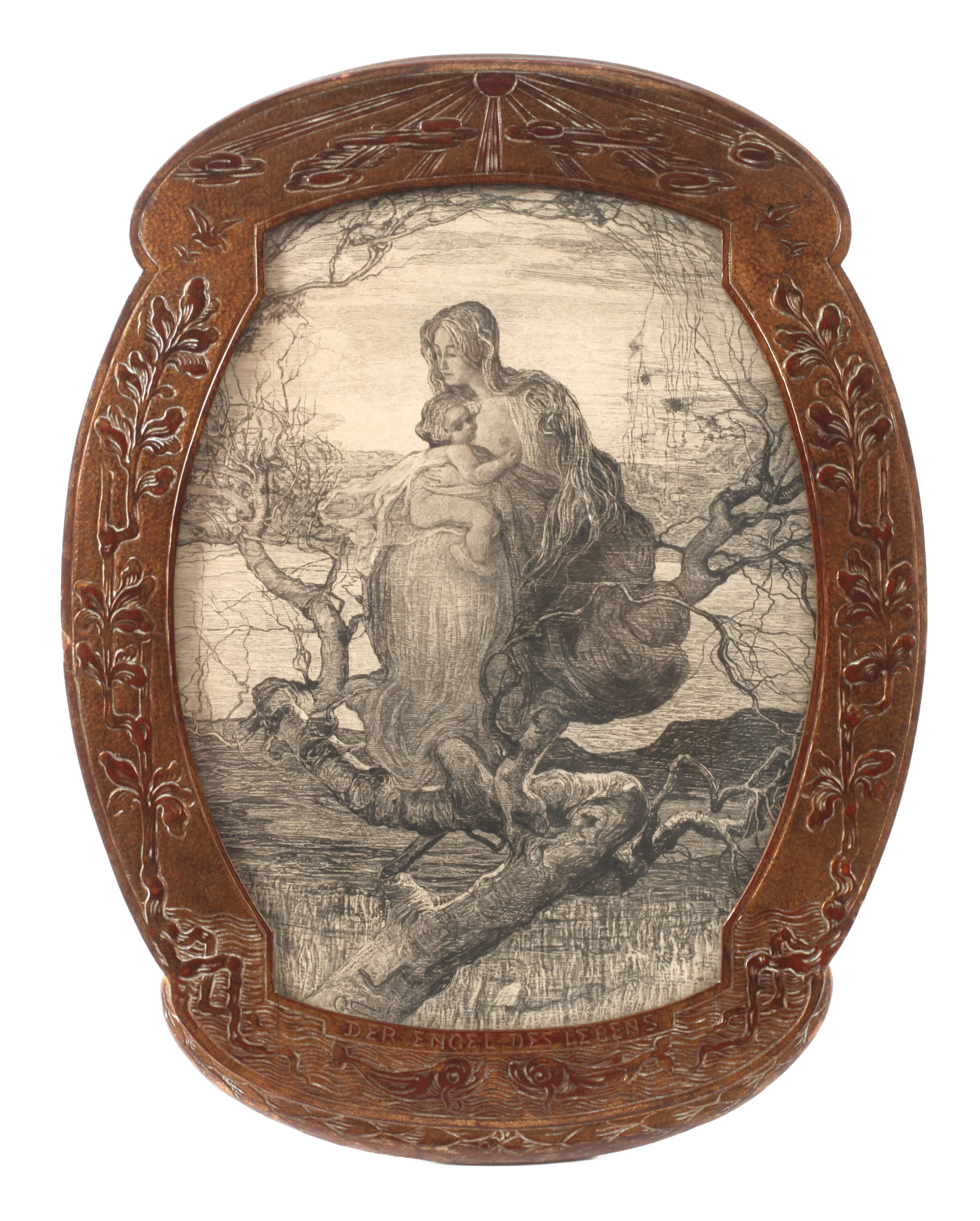 Wilhelm Woernle, "Engel des Lebens" nach Segantini