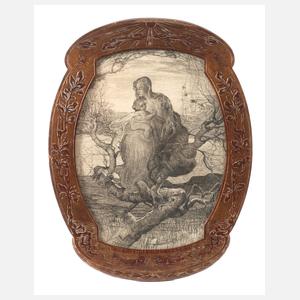 Wilhelm Woernle, "Engel des Lebens" nach Segantini