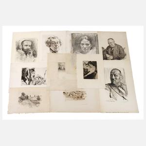 Heinrich Wolff, Graphikkonvolut