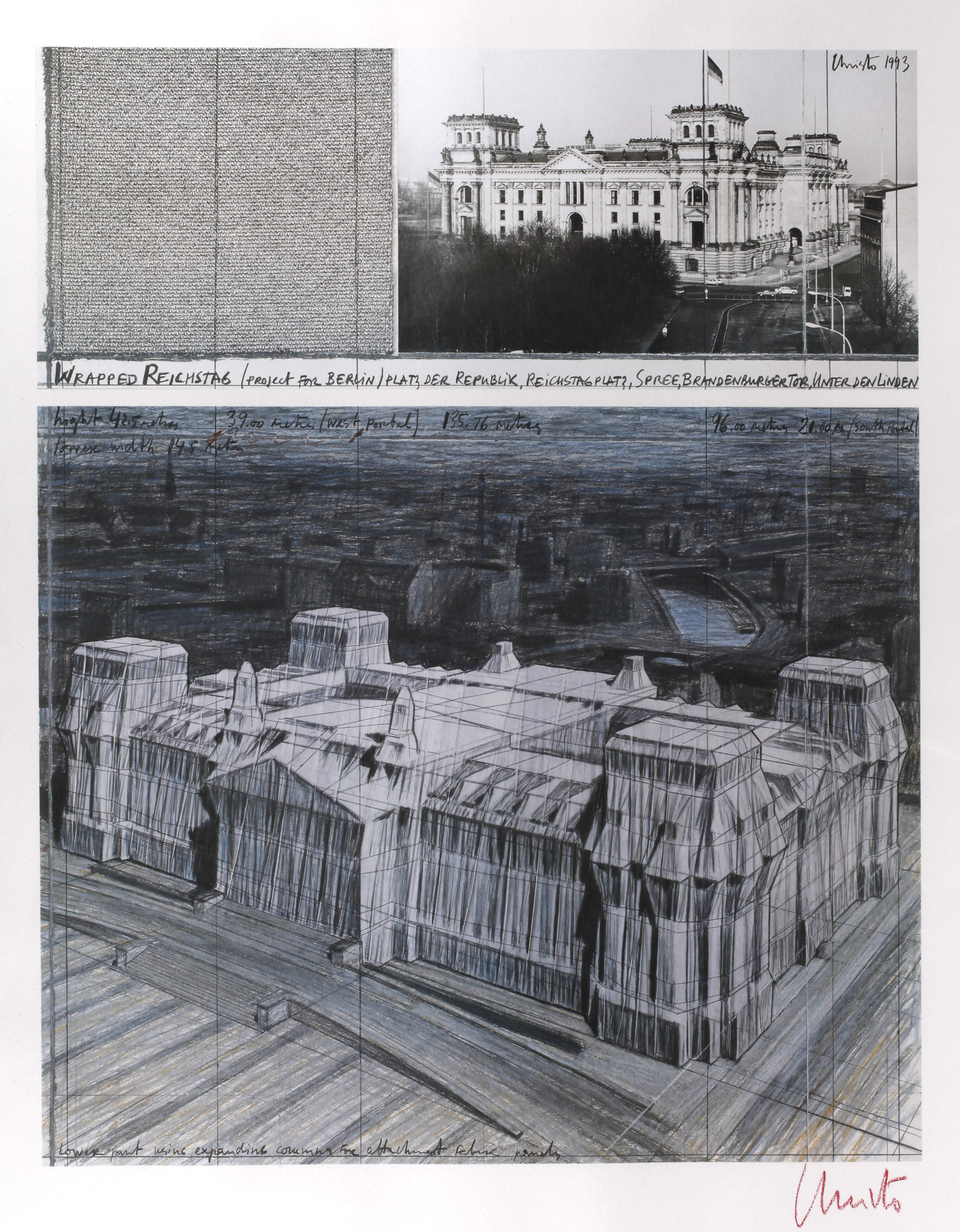 Christo & Jeanne-Claude, "Wrapped Reichstag"