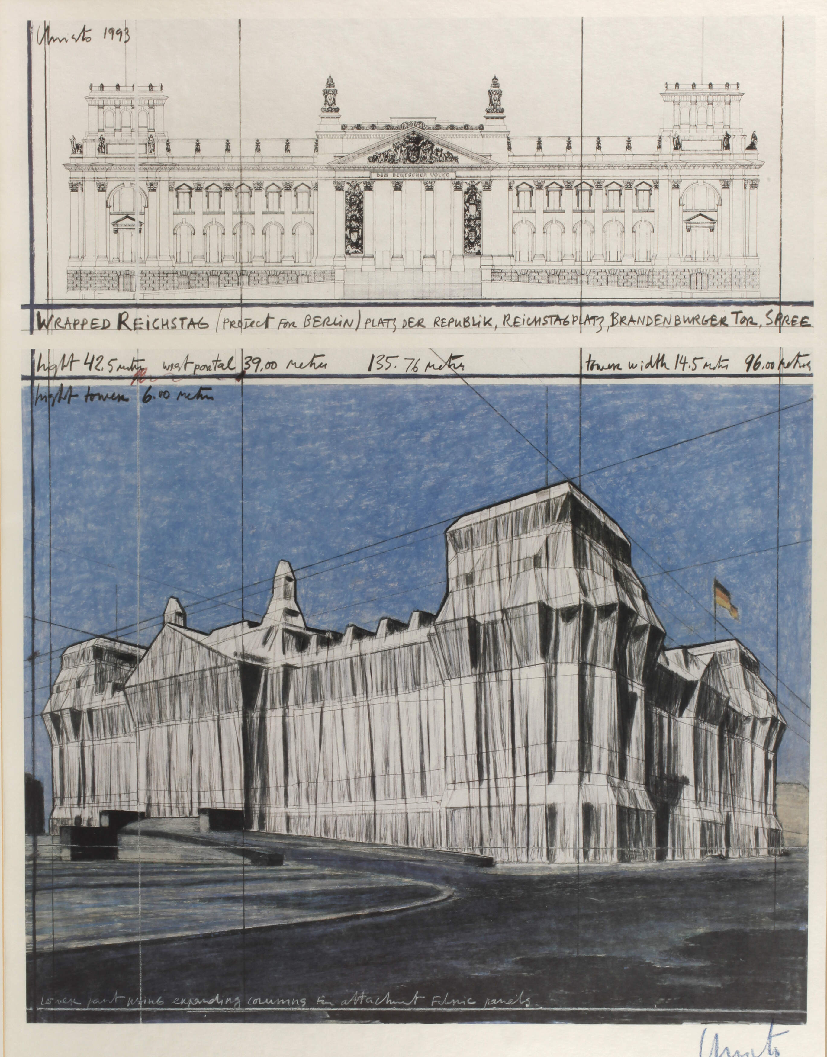 Christo & Jeanne-Claude, "Wrapped Reichstag"