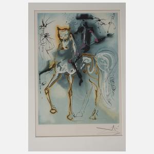 Salvador Dali, aus "Les Chevaux de Dali"