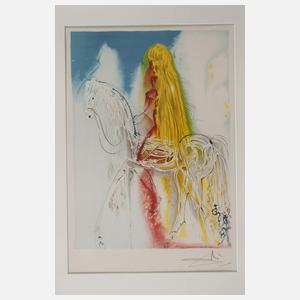 Salvador Dali, aus "Les Chevaux de Dali"
