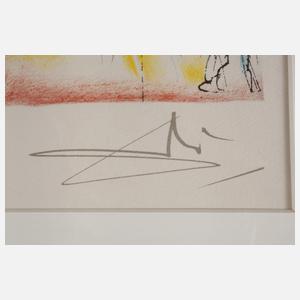 Salvador Dali, aus "Les Chevaux de Dali"