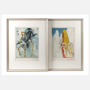Salvador Dali, aus "Les Chevaux de Dali"