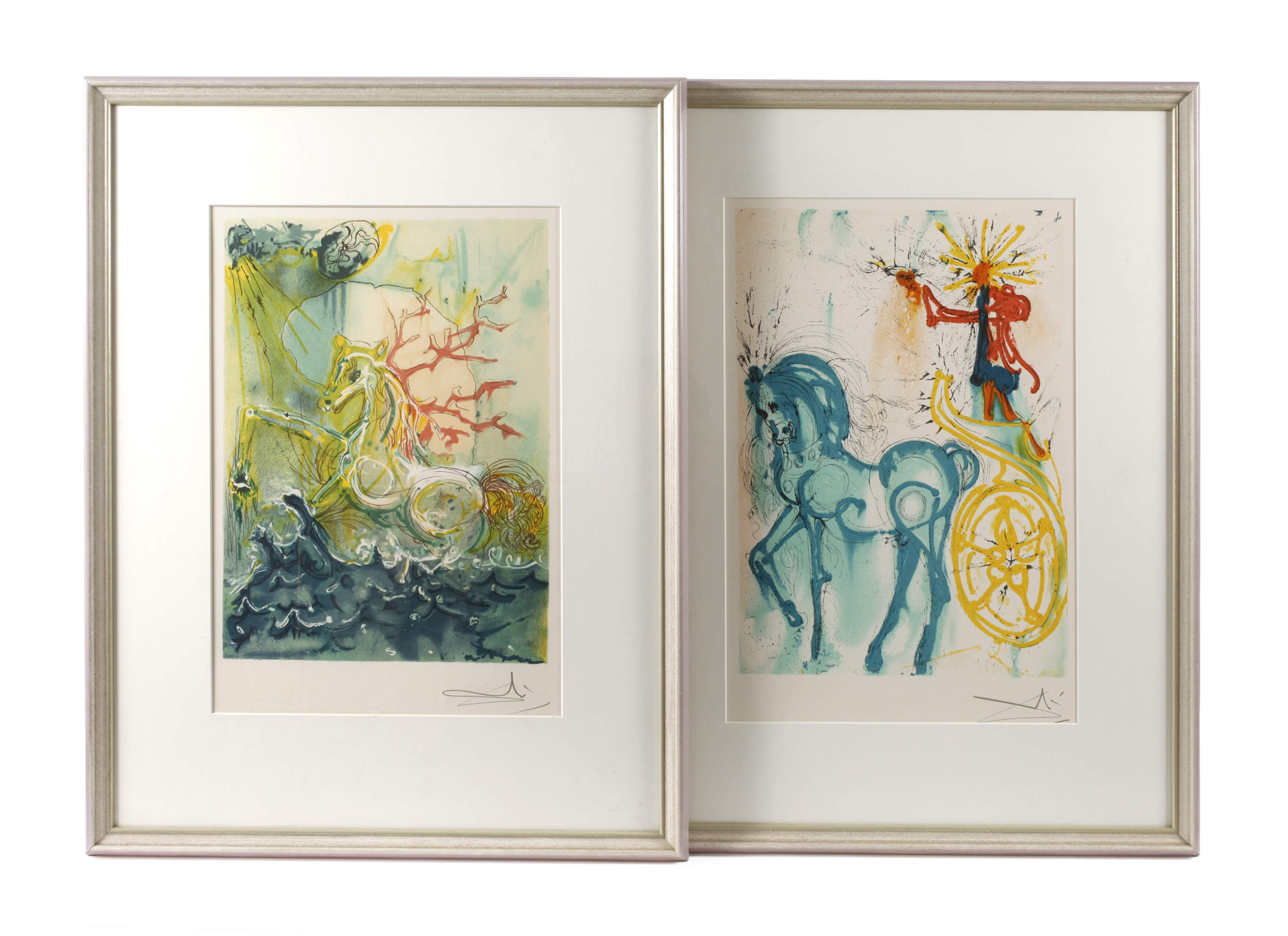 Salvador Dali, aus "Les Chevaux de Dali"