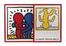 nach Keith Haring, Paar Graphiken