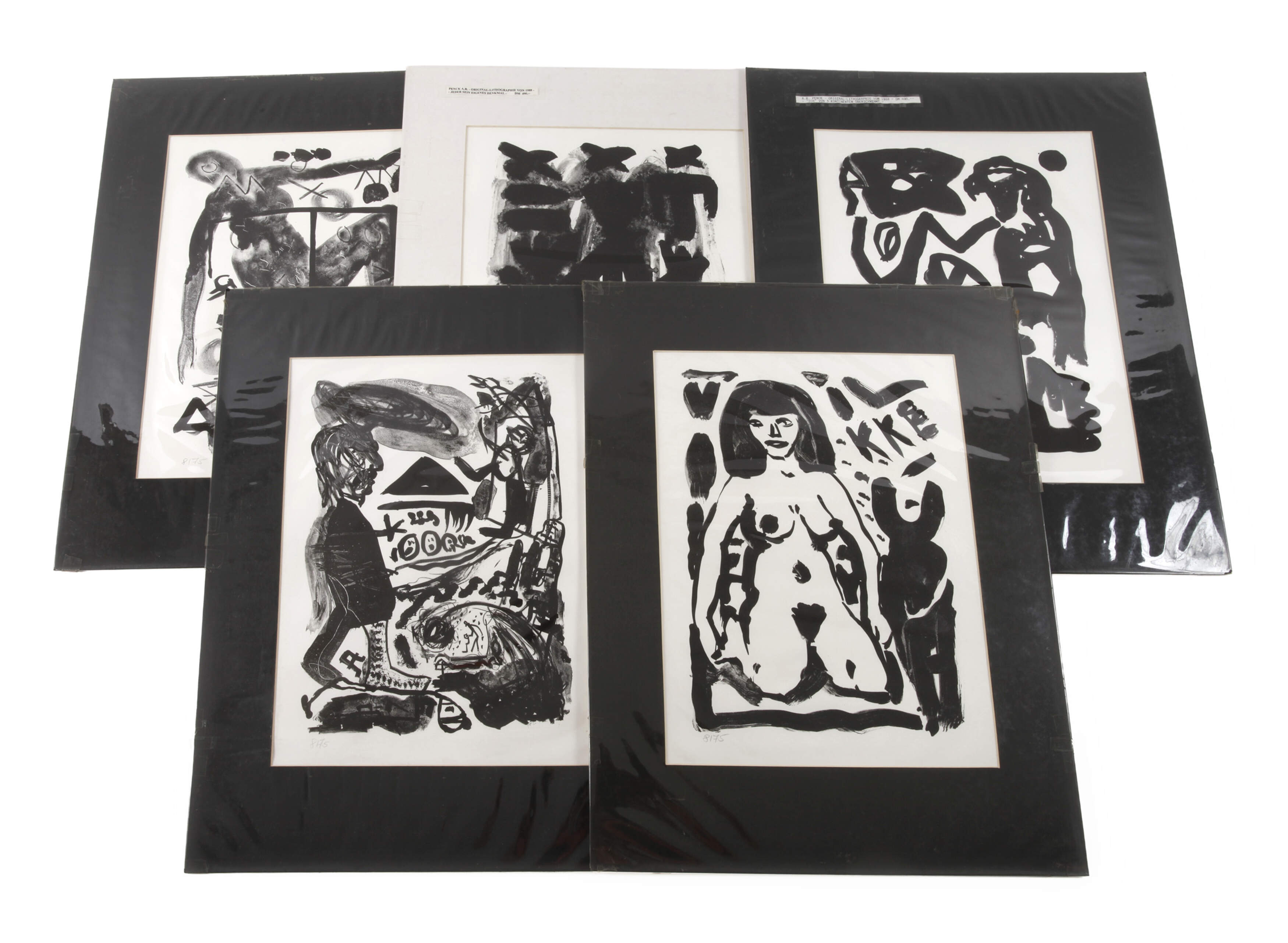 A.R. Penck, Konvolut Lithographien