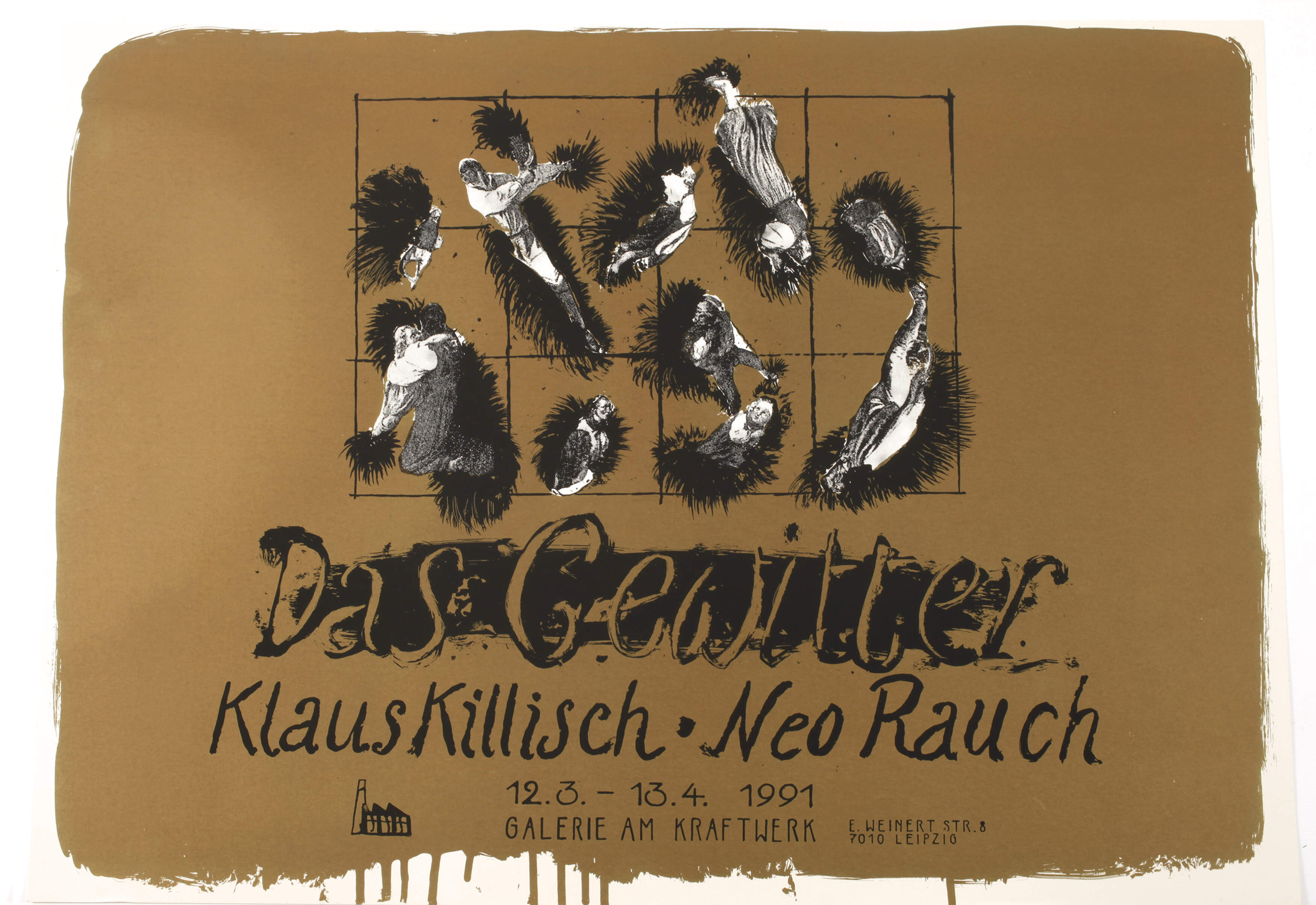 Klaus Killisch & Neo Rauch, originalgrafisches Plakat
