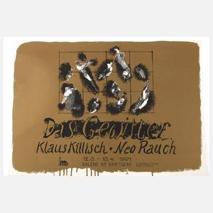 Klaus Killisch & Neo Rauch, originalgrafisches Plakat
