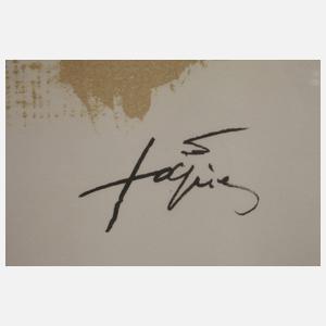 Antoini Tapies, "Letra A"