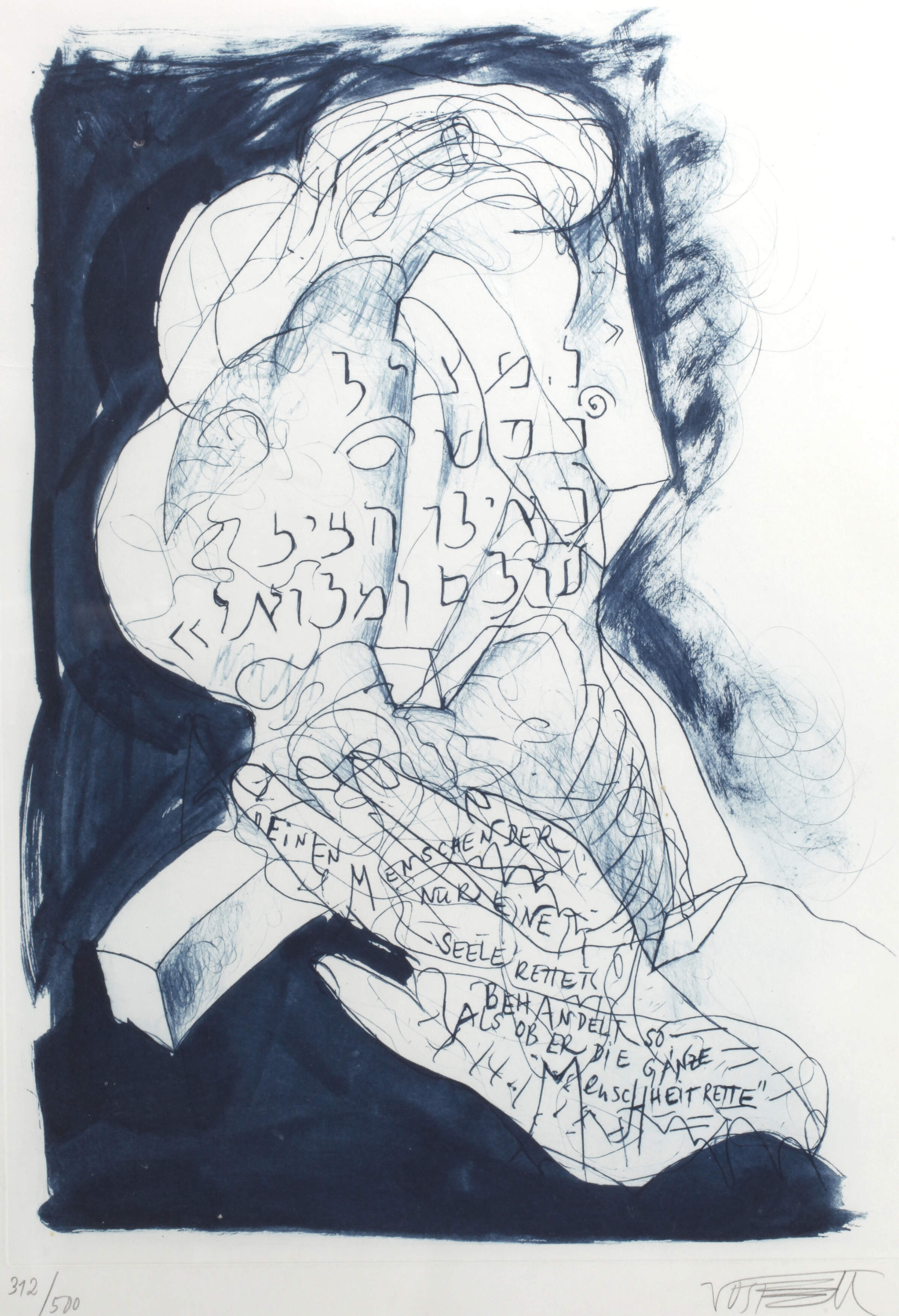 Wolf Vostell, Expressive Graphik