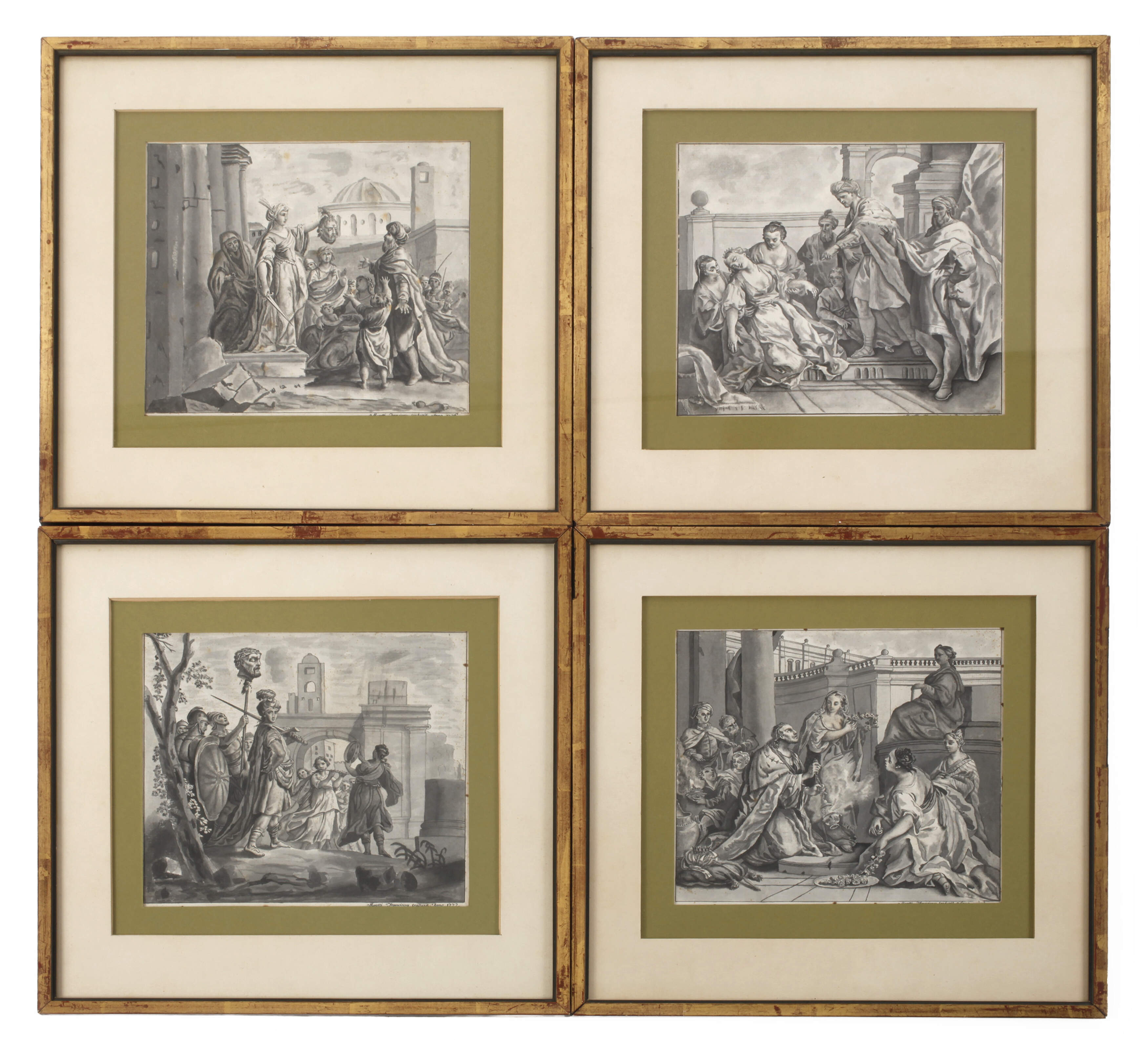 Moretti Franciscus, Konvolut biblische Szenen