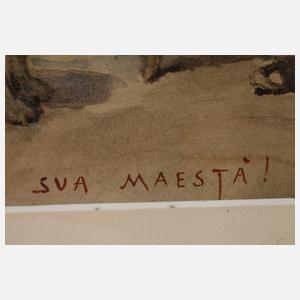 Vespasiano Bignami, "Sua Maestá !"