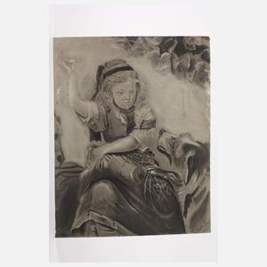 Walter Hess, Mädchen mit Hund
