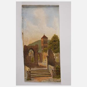Johannes Luz, Kirchenruine bei Calw