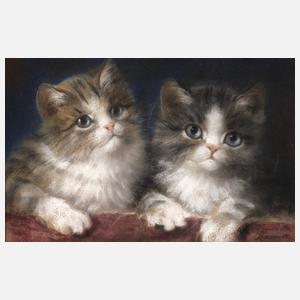 Henriette Ronner, Zwei Kätzchen