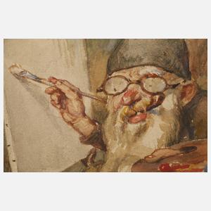 Alfred Schönian, "Der Portraitmaler"