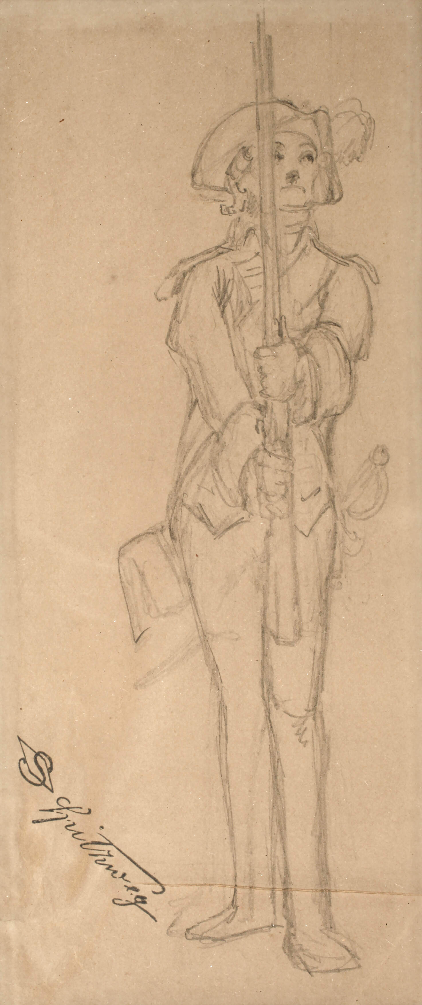 Carl Spitzweg, Soldatenstudie