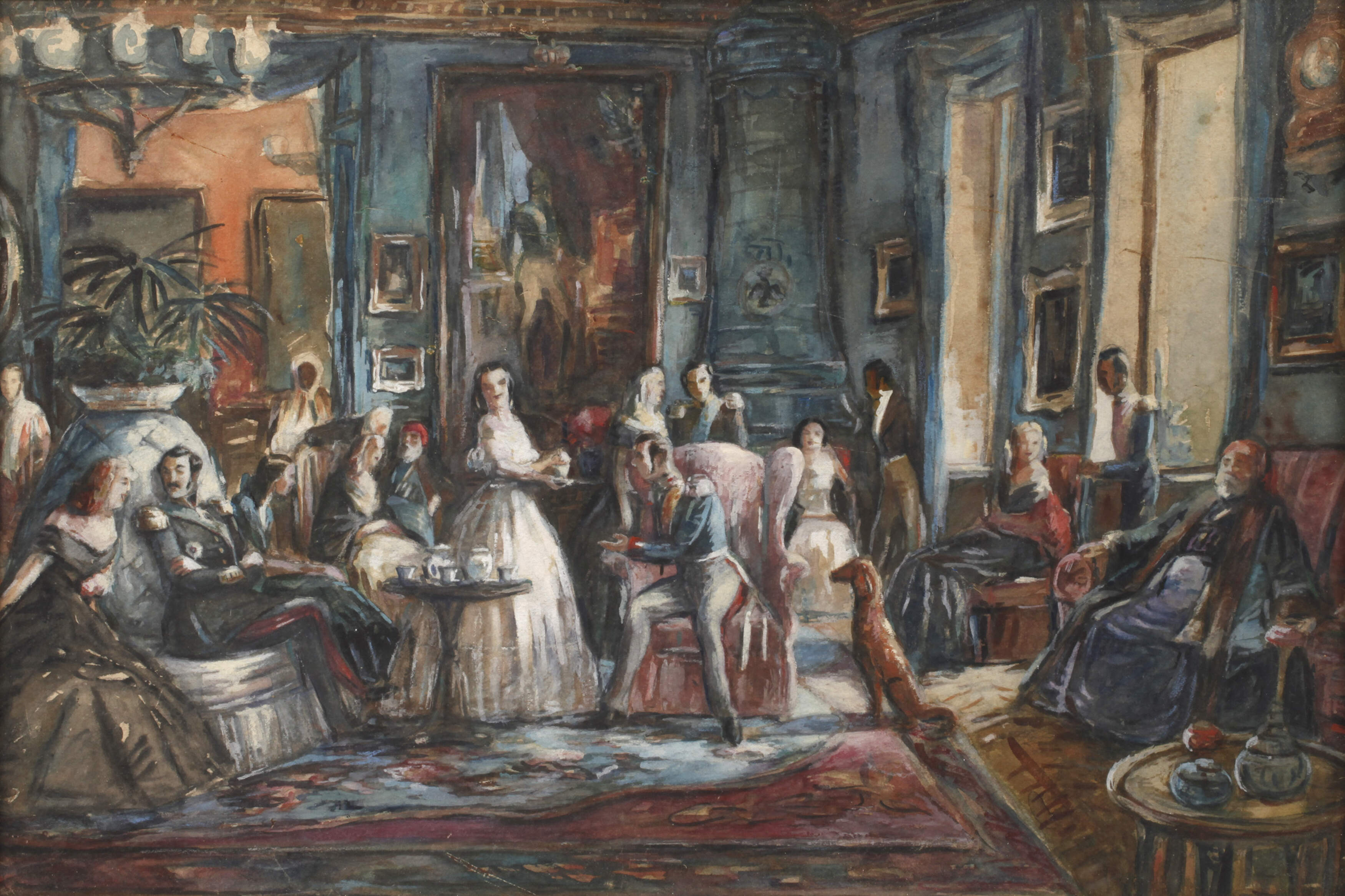 Gesellschaft im Salon