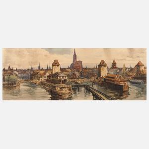 Karl Adam-Leonhard, Blick auf Straßburg