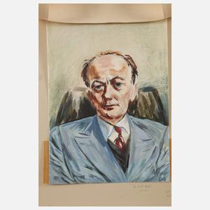 Alfred Ahner, Bildnisse Dr. Kurt Postel/Weimar