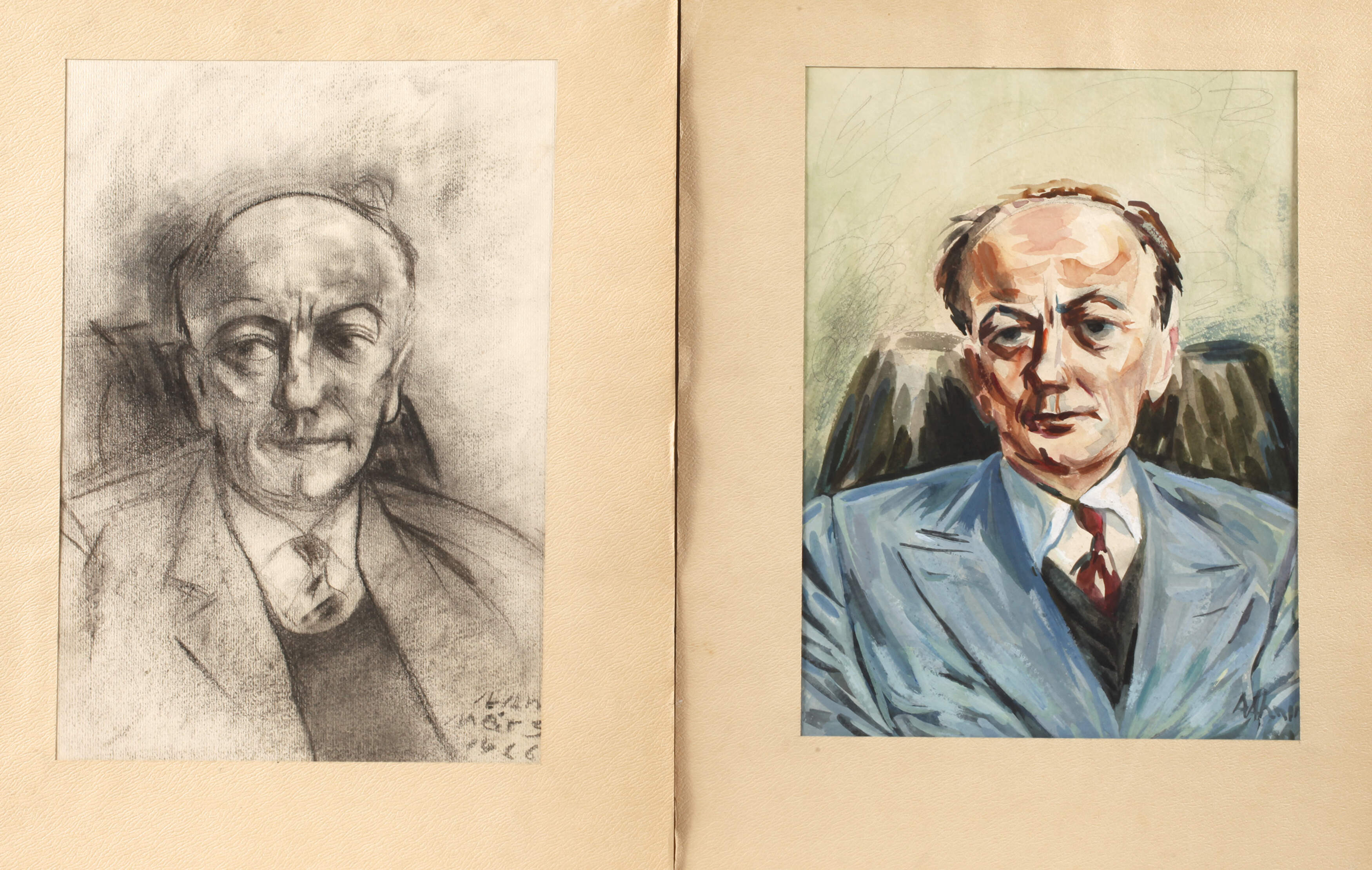 Alfred Ahner, Bildnisse Dr. Kurt Postel/Weimar