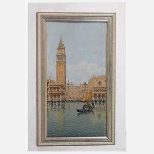 Louis Fusari, Der Markusplatz in Venedig