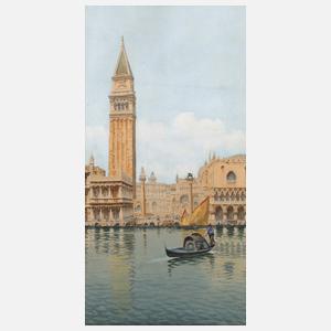 Louis Fusari, Der Markusplatz in Venedig
