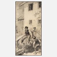 Theodor Grätz, Landung auf dem Misthaufen111