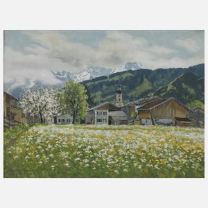 Jakob Hellmann, Frühling in den Alpen