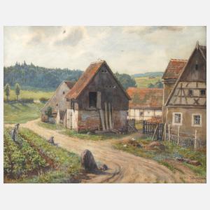 Adolf Jöhnssen, "Motiv aus Michelfeld/Oberpfalz"