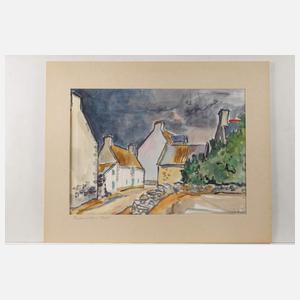 Rudolf Koch, "Bretonisches Dorf"