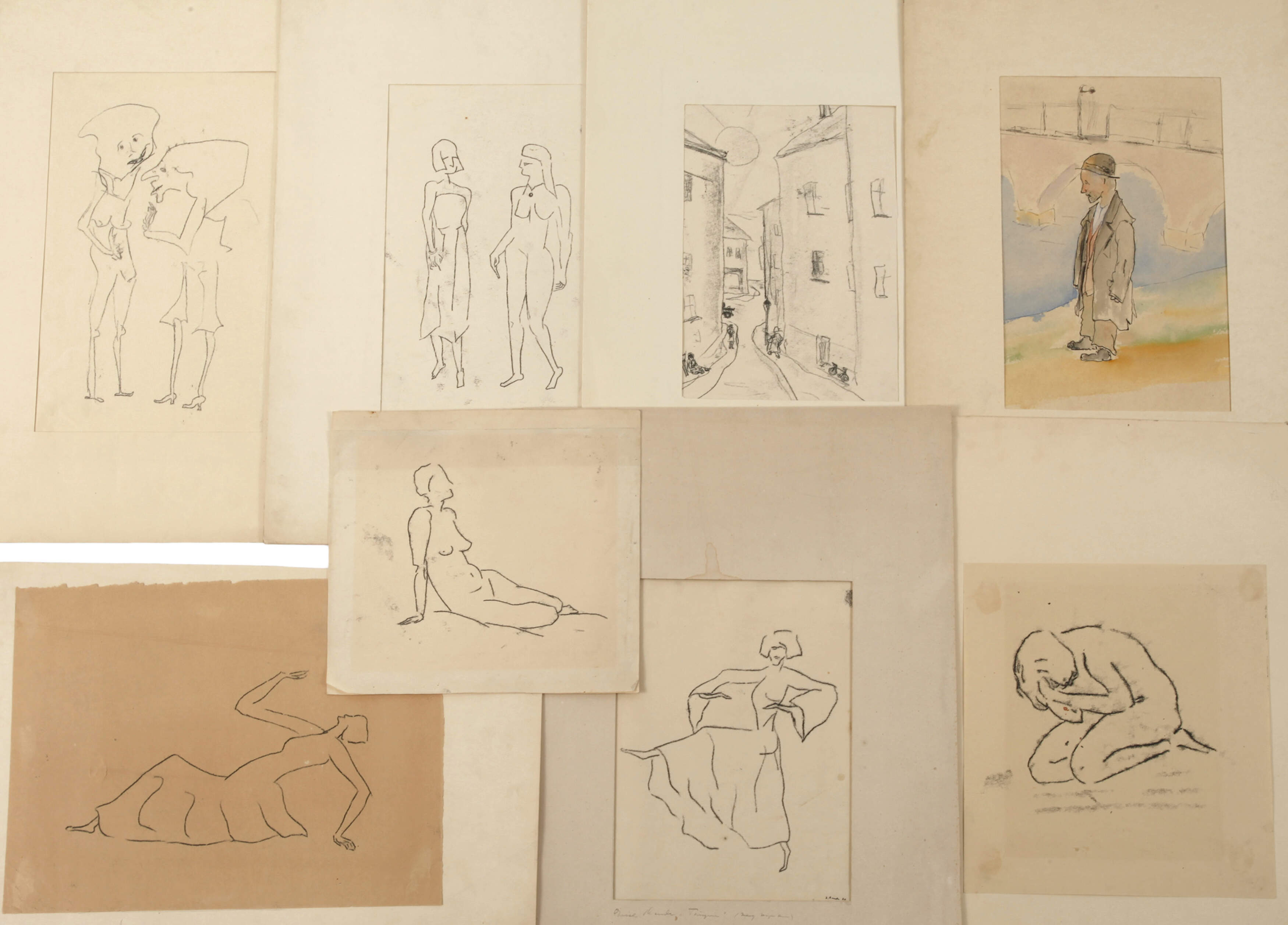Erich Mende/Bauhaus, Sammlung Monotypien