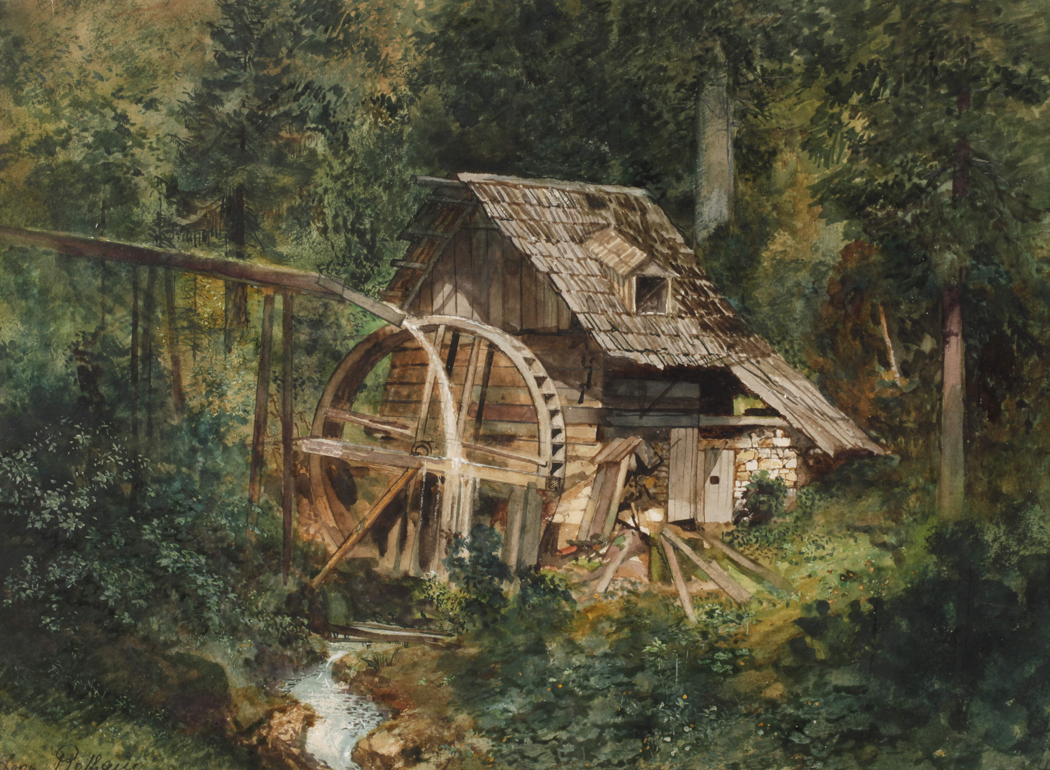 Leopold Rothaug, Einsame Schneidemühle