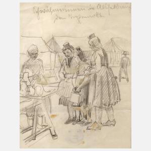Wilhelm Thielmann, attr., Schwälmerinnen in Tracht