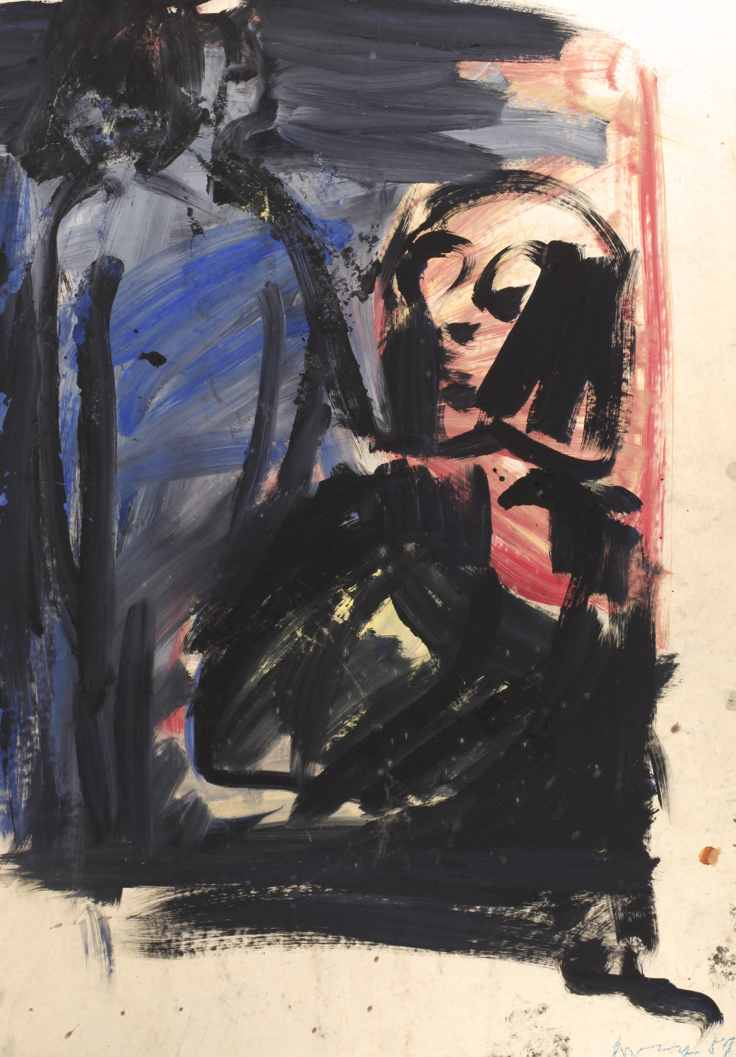 Siegfried Anzinger, Figurative Komposition