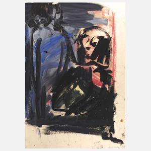 Siegfried Anzinger, Figurative Komposition