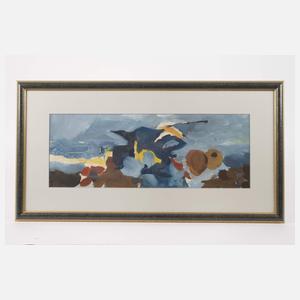 Norbert Drexel, "Stillleben mit blauem Krug"