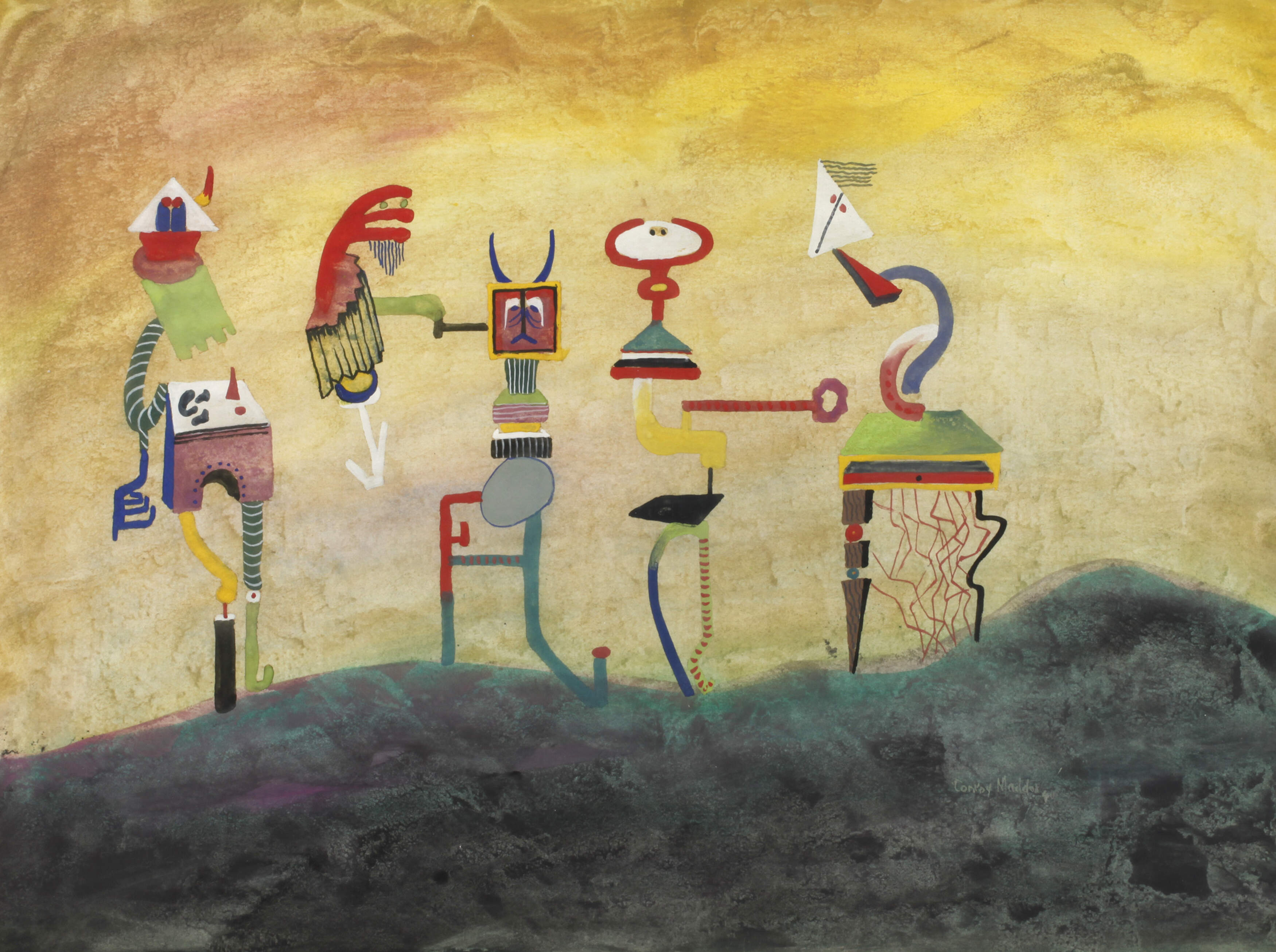 Conroy Maddox, "Masquerade"