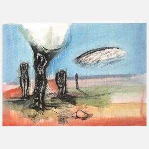 Fotis Zaprasis, attr., Figuren in der Ebene