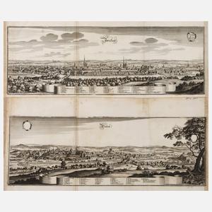 Sebastian Merian, Ansicht Plauen und Zwickau