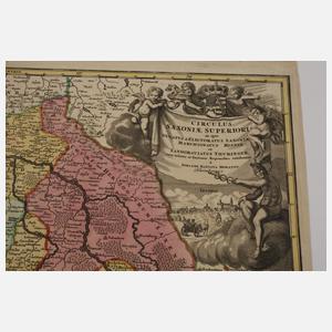 Johann Baptist Homann, Kupferstichkarte Sachsen
