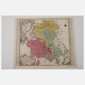 Matthäus Seutter, Kupferstichkarte Nordsachsen
